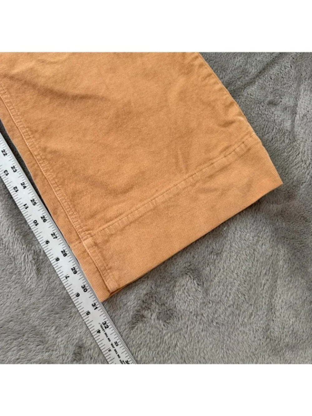 J Crew Tan Wide Leg Corduroy High Rise Pants Trousers Womens size 6 28